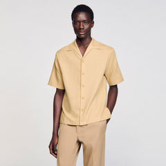 Cotton and linen shirt Nut Sandro Men