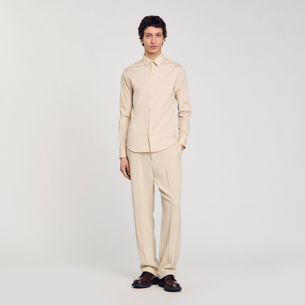 Plain shirt Oats Sandro Men