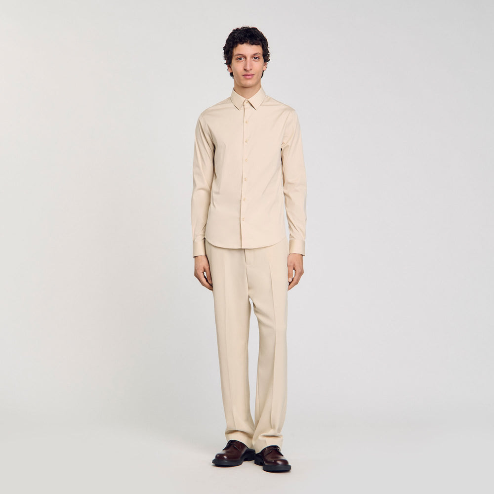 Plain shirt Oats Sandro Men