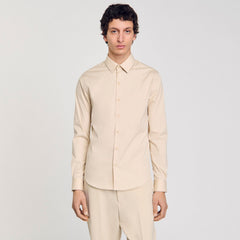 Plain shirt Oats Sandro Men