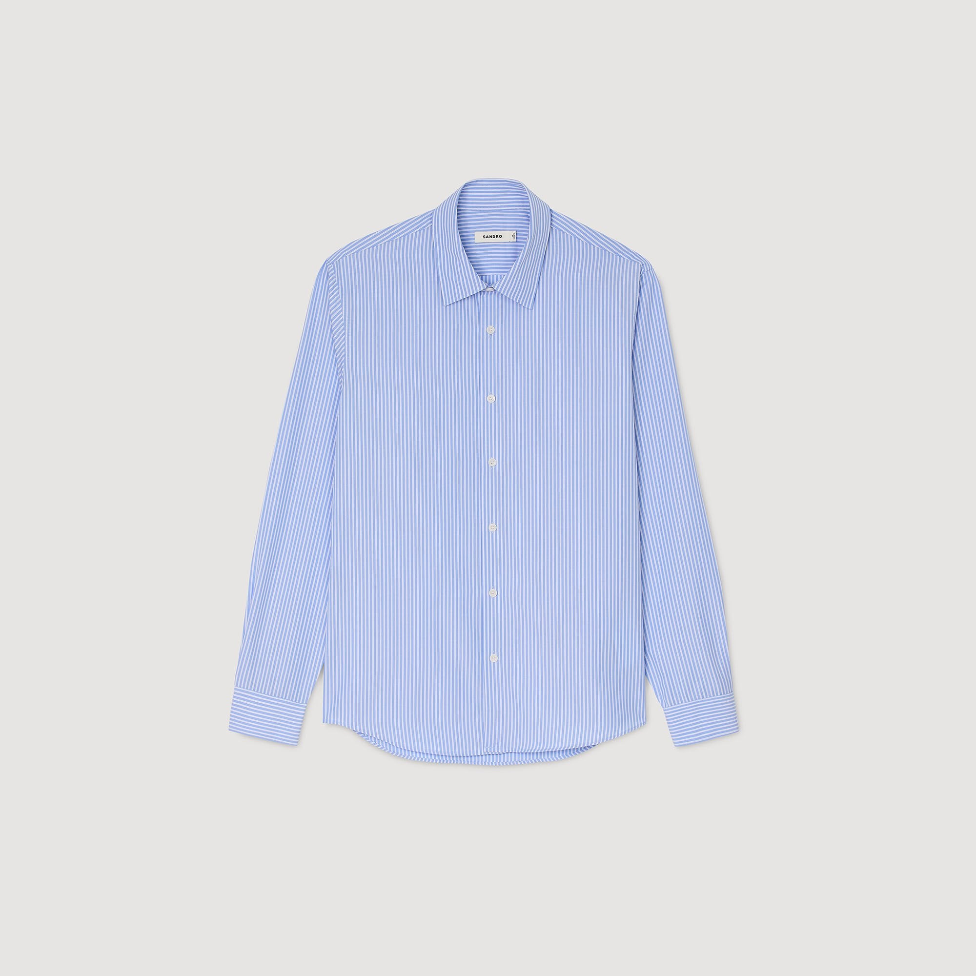 Striped shirt Blue Sky Sandro Men