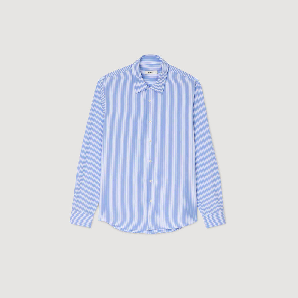 Striped shirt Blue Sky Sandro Men