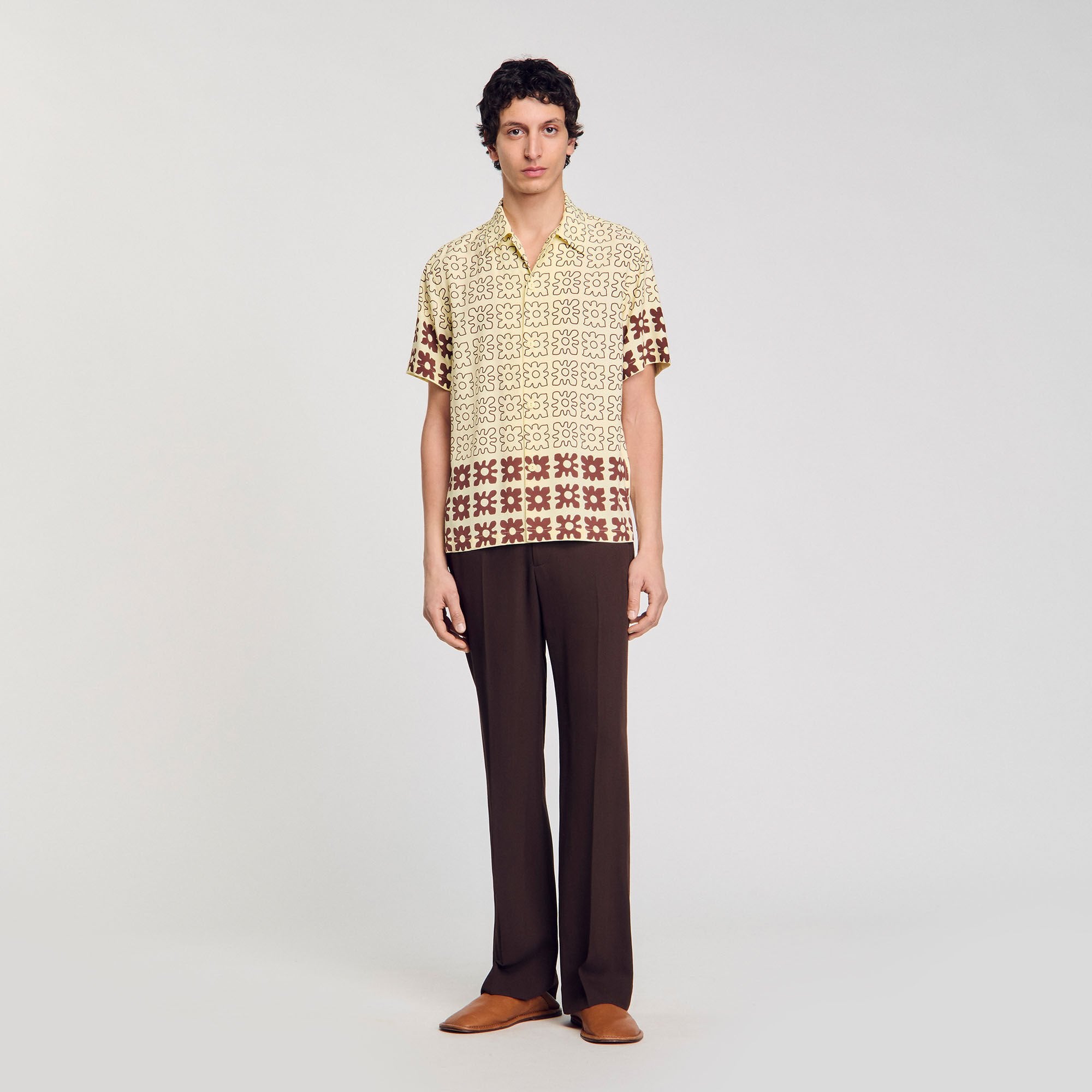 Floral motif shirt Oats Sandro Men