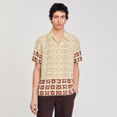 Floral motif shirt Oats Sandro Men