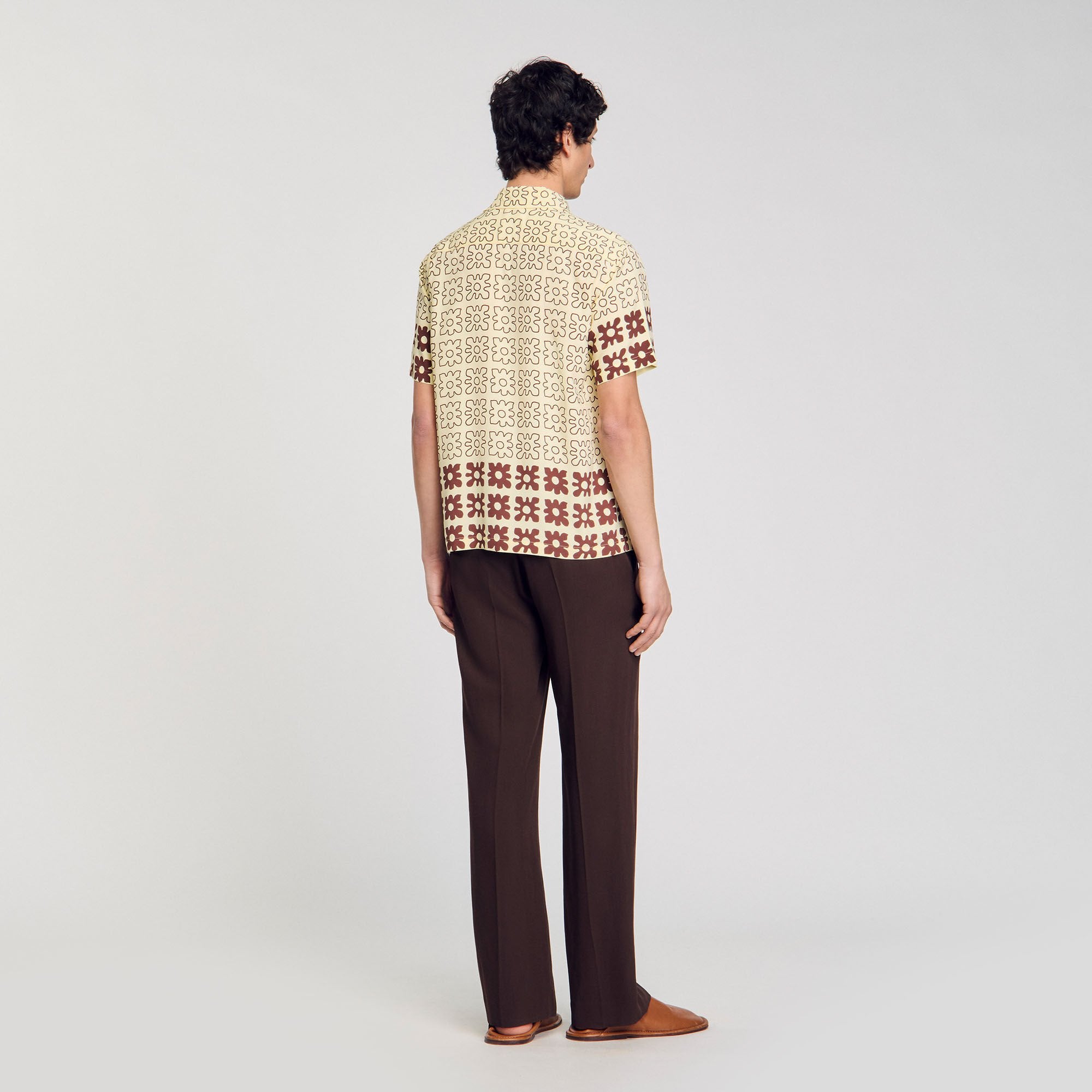 Floral motif shirt Oats Sandro Men