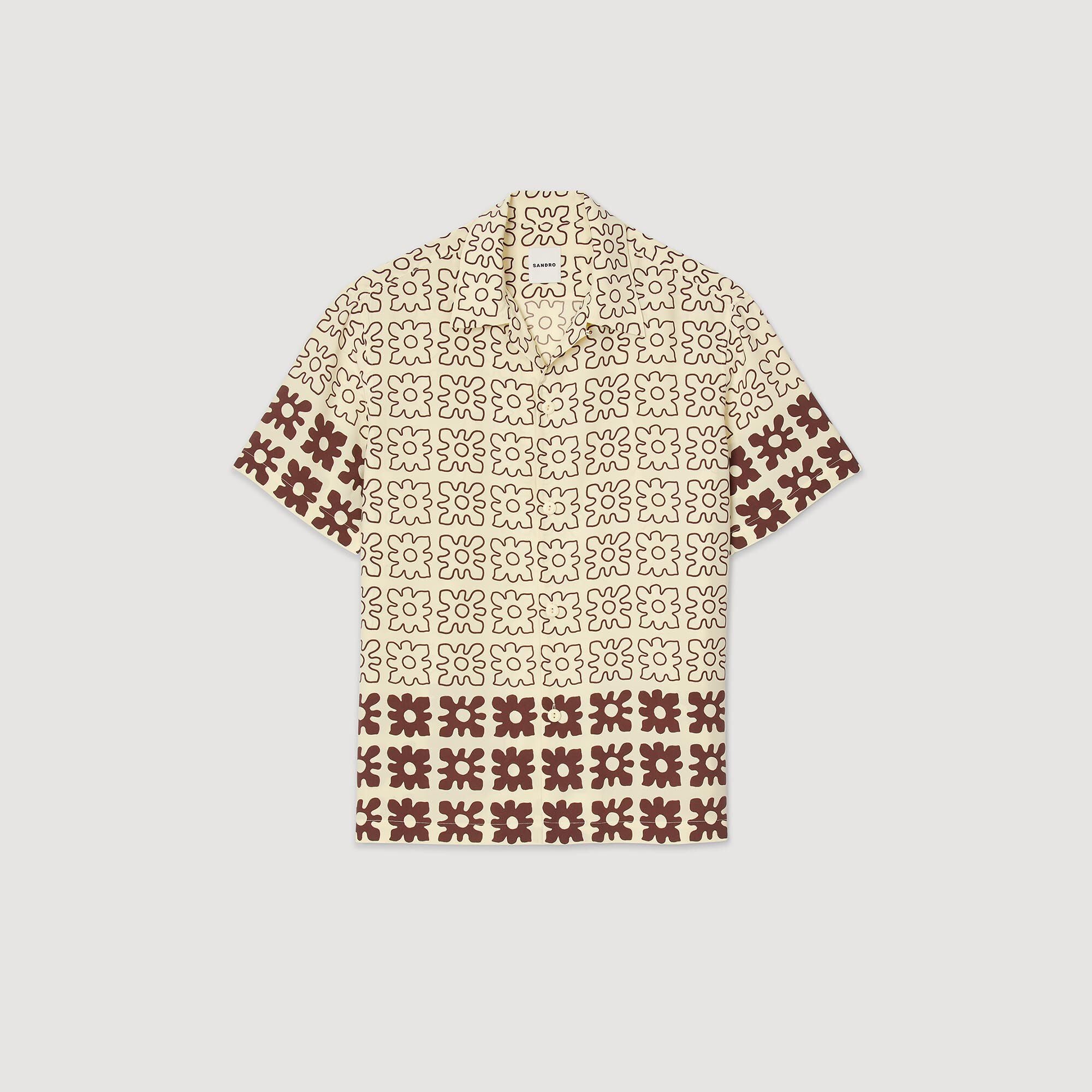 Floral motif shirt Oats Sandro Men