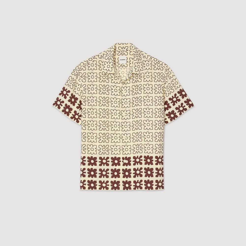 Floral motif shirt Oats Sandro Men