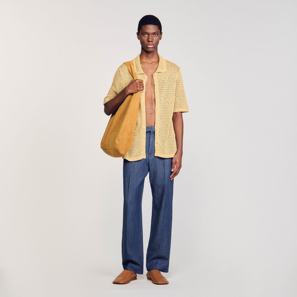 Crochet shirt Nut Sandro Men