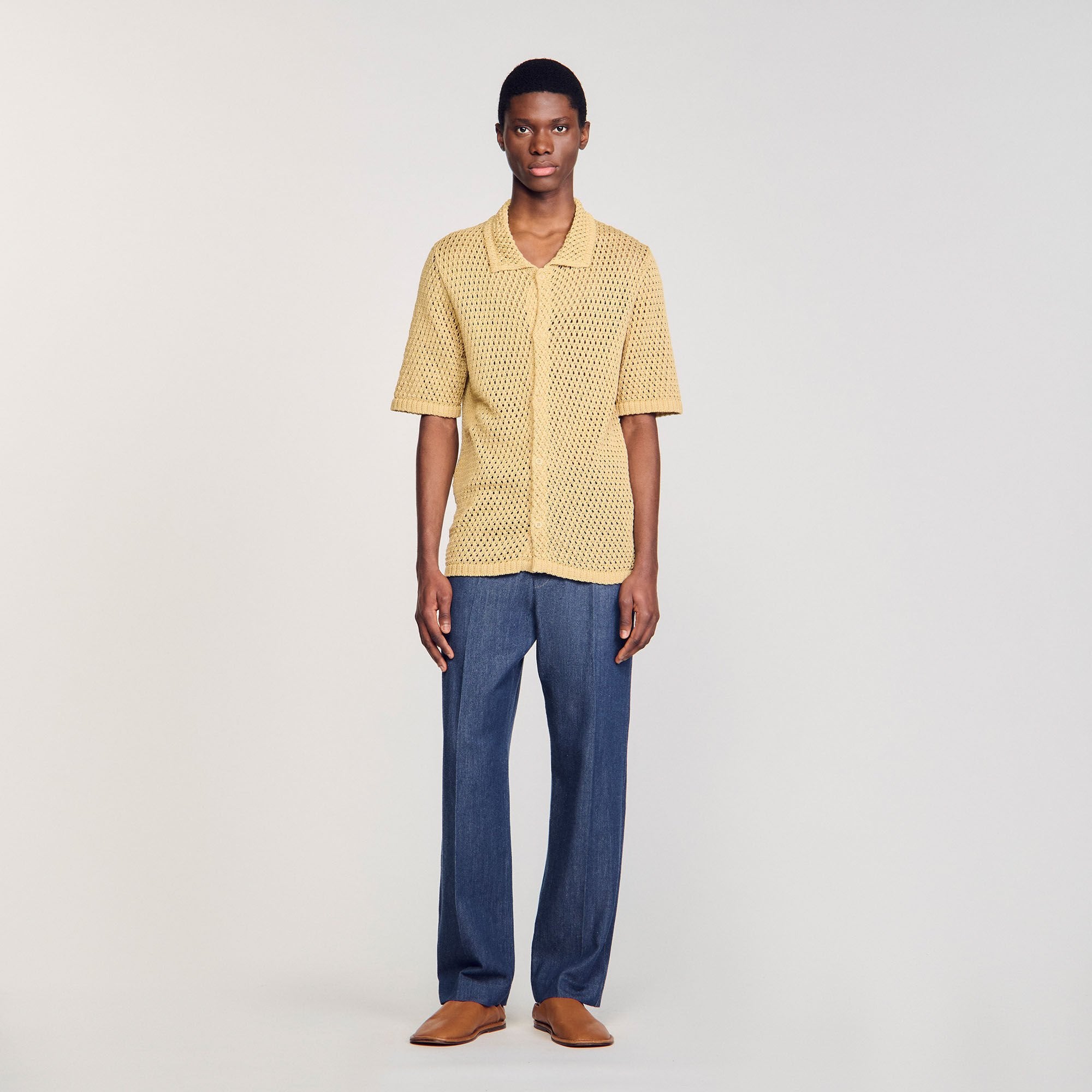 Crochet shirt Nut Sandro Men