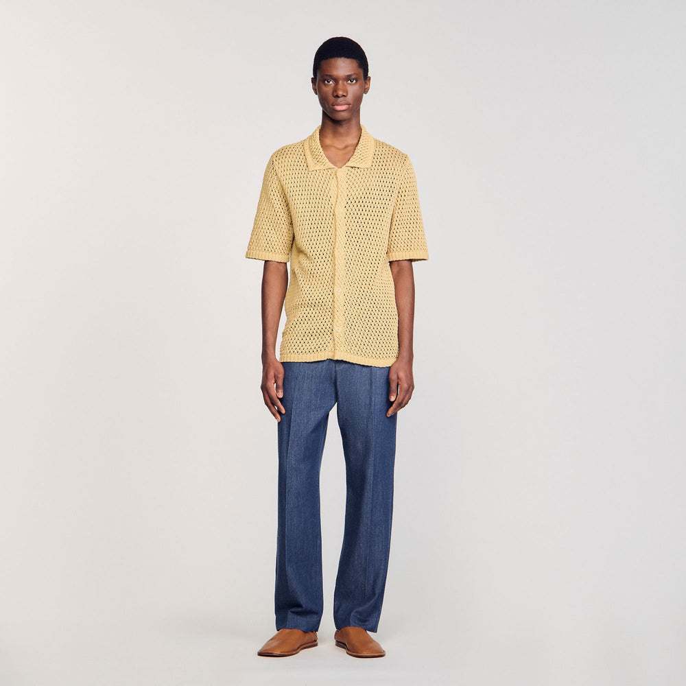 Crochet shirt Nut Sandro Men