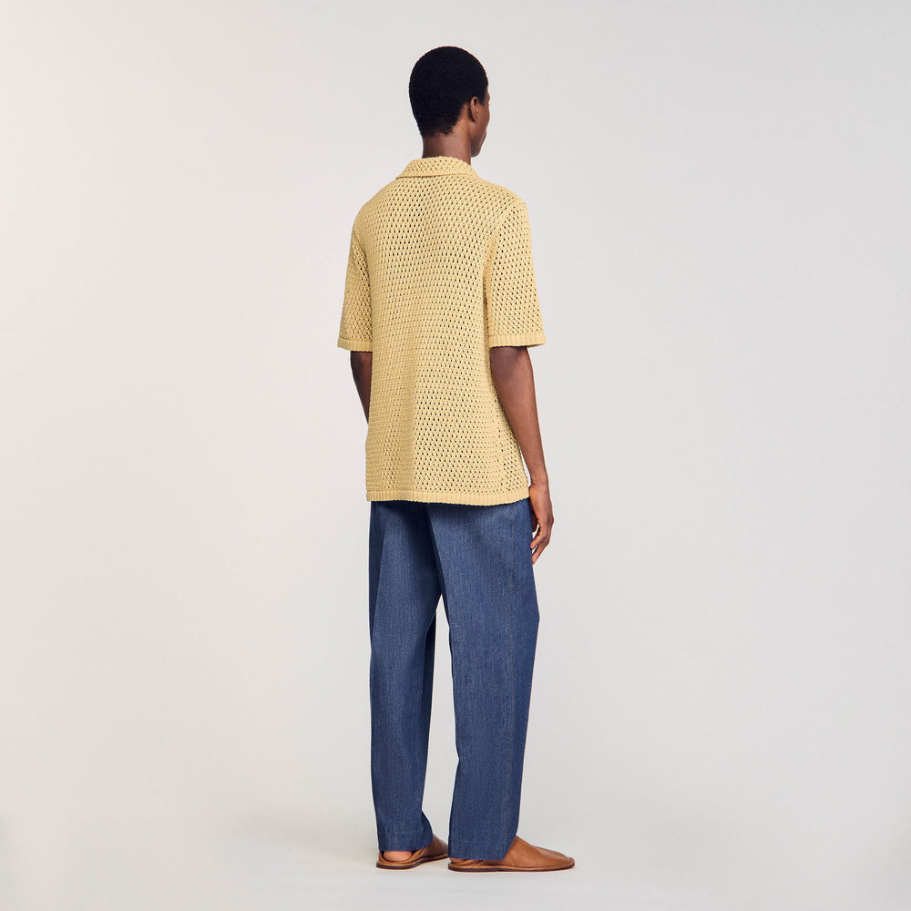 Crochet shirt Nut Sandro Men