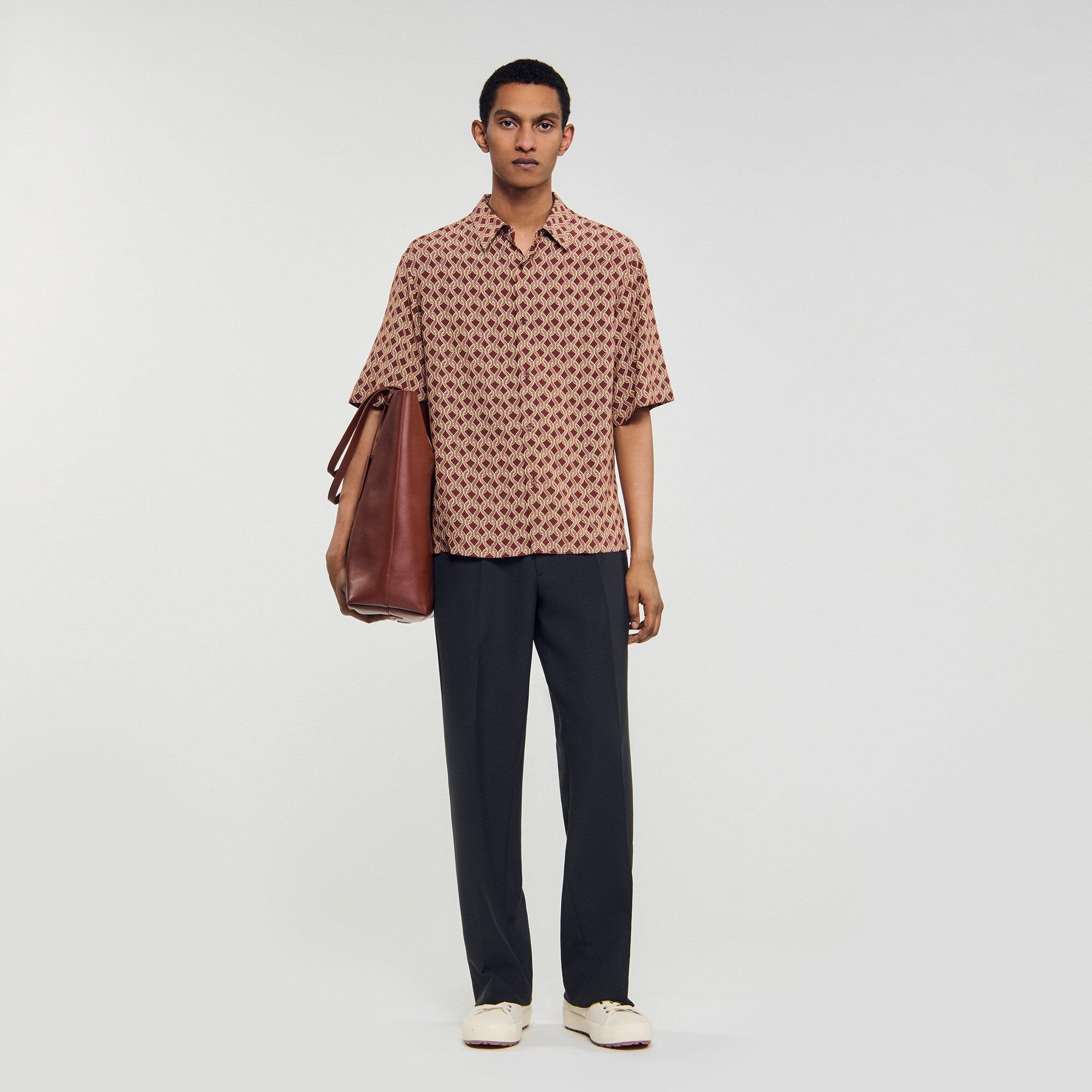 Rope print shirt Terra Sandro Men