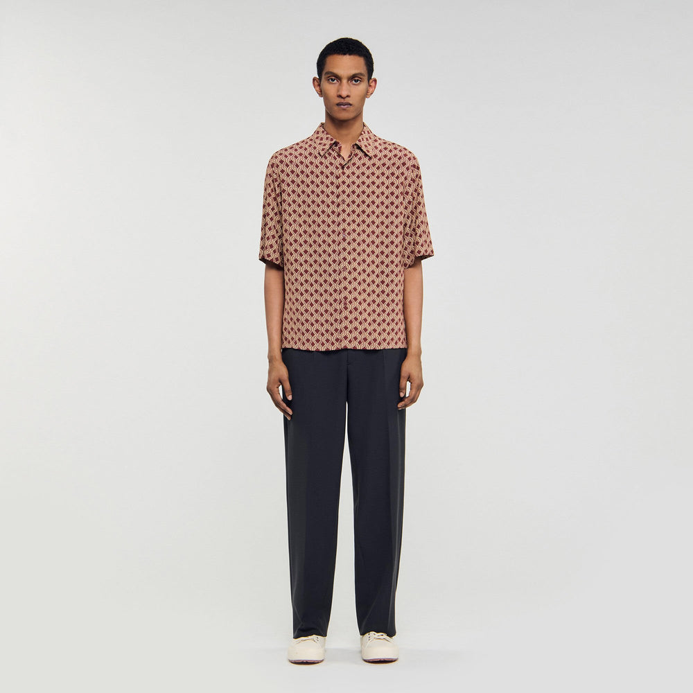 Rope print shirt Terra Sandro Men