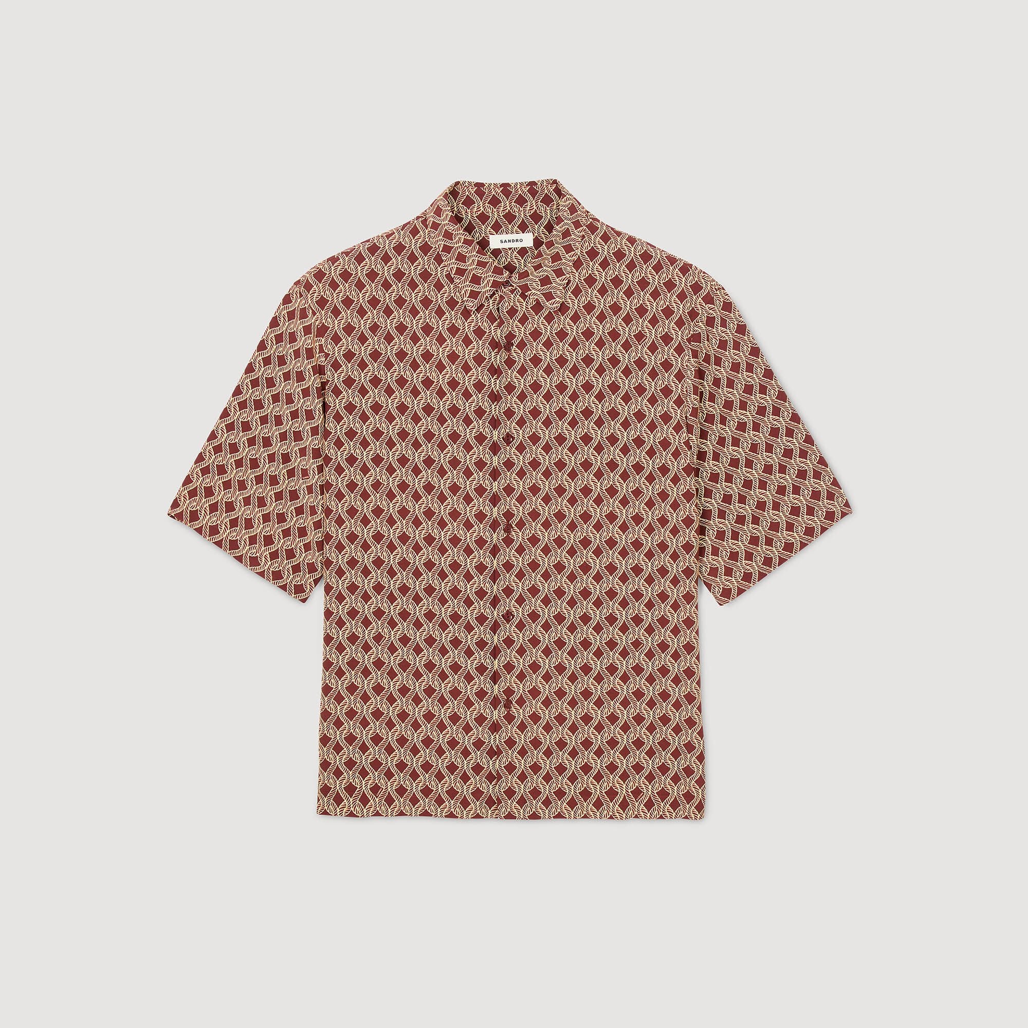 Rope print shirt Terra Sandro Men