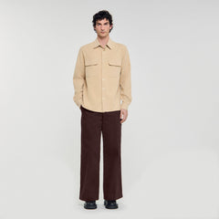 Flannel shirt Beige Sandro Men