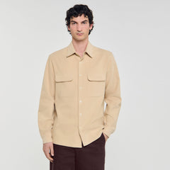 Flannel shirt Beige Sandro Men