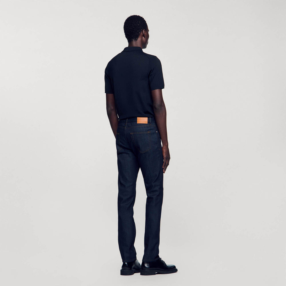 Raw jeans - narrow cut Raw-Denim Sandro Men