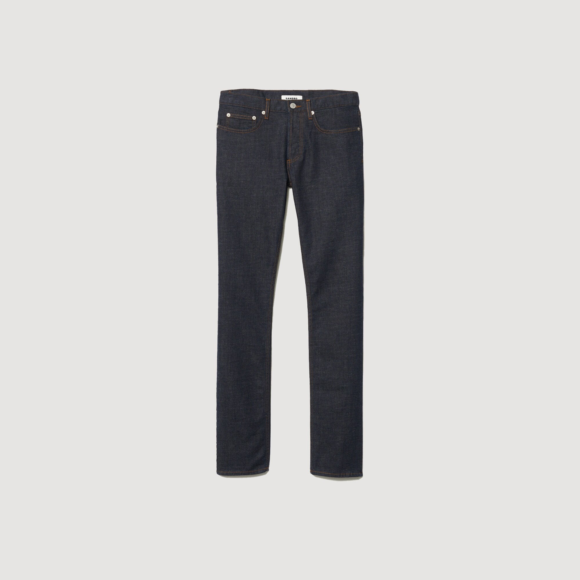 Raw jeans - narrow cut Raw-Denim Sandro Men