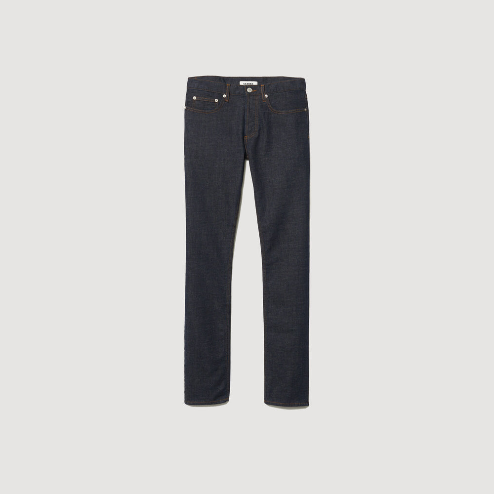 Raw jeans - narrow cut Raw-Denim Sandro Men