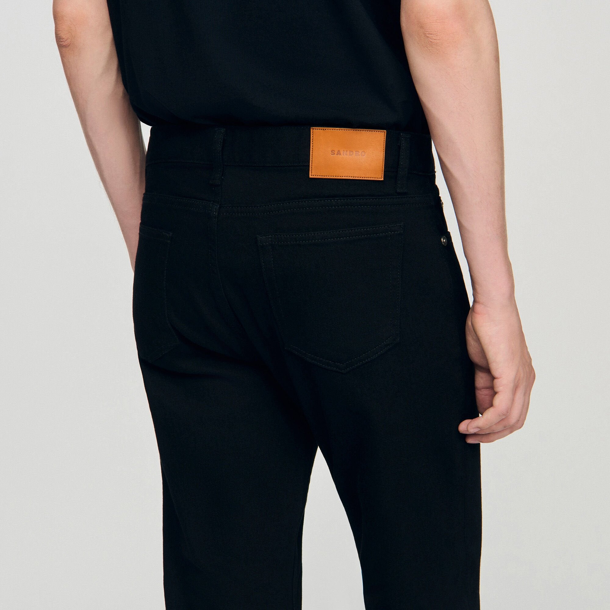 Slim-fit jeans Black Sandro Men