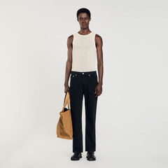 Regular jeans Black Sandro Men