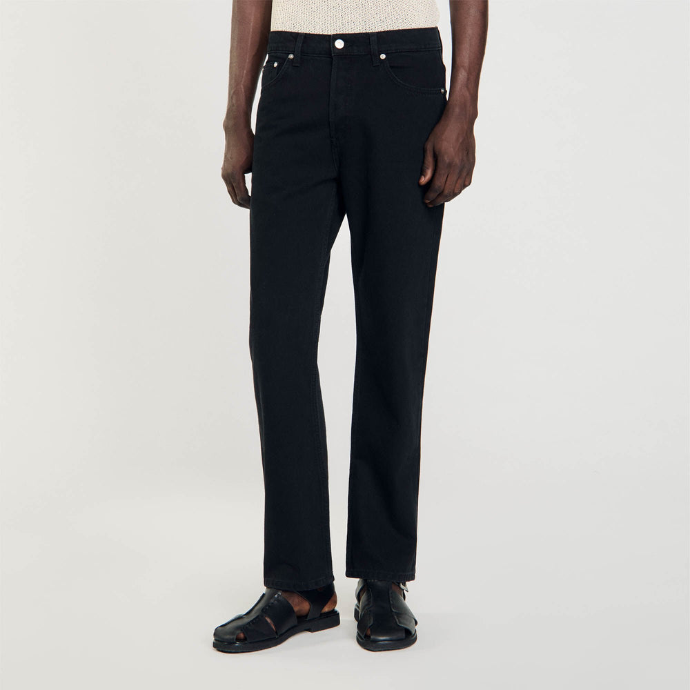 Regular jeans Black Sandro Men