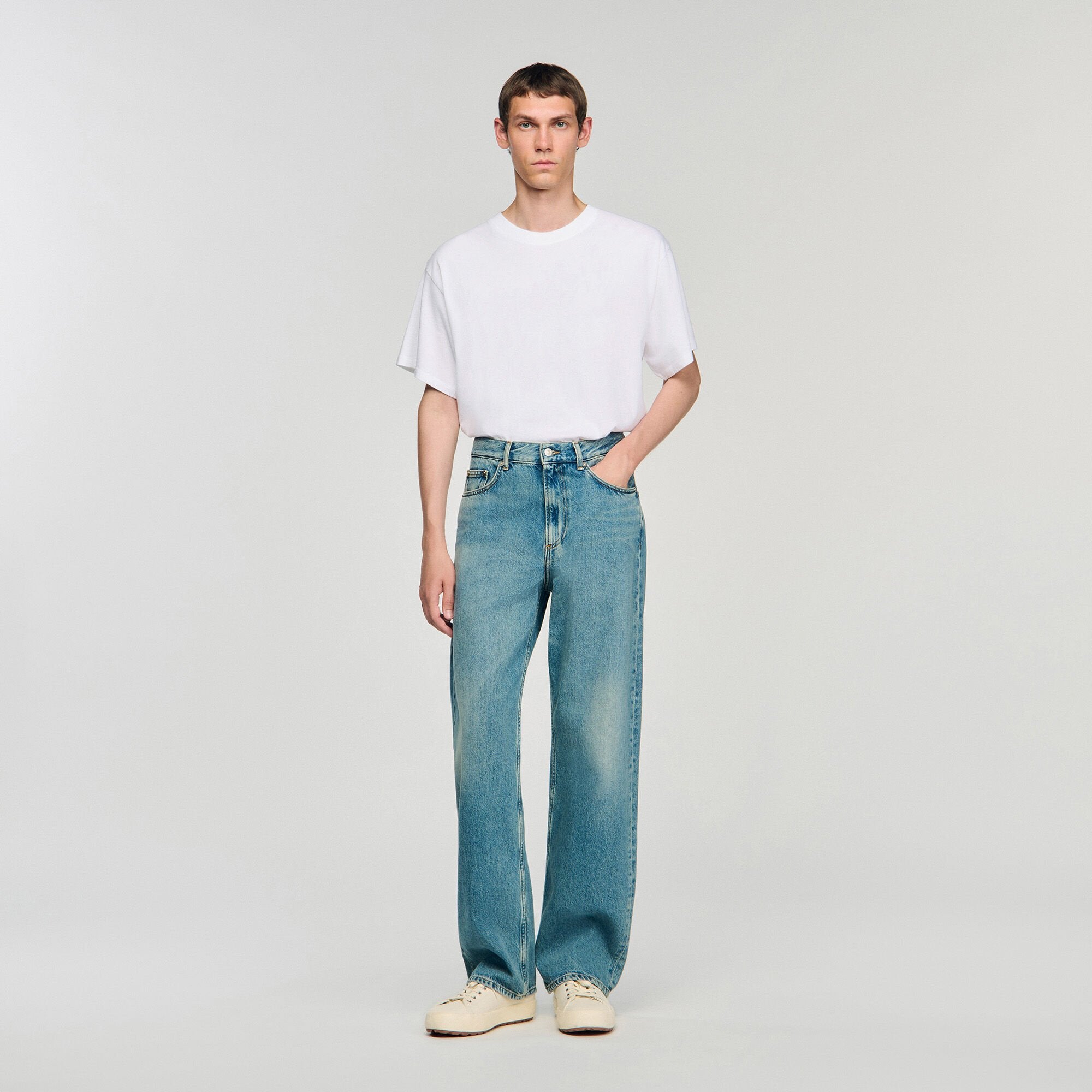Baggy jeans Blue Sandro Men