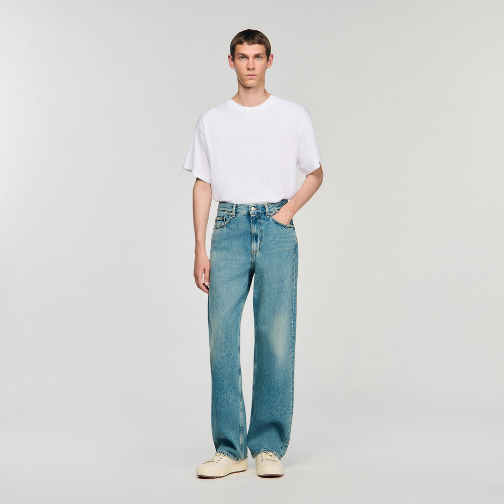 Baggy jeans Blue Sandro Men