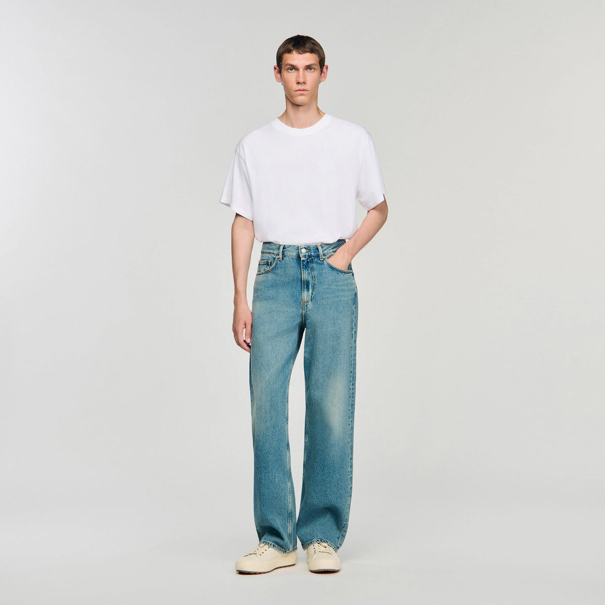 Baggy jeans Blue Sandro Men