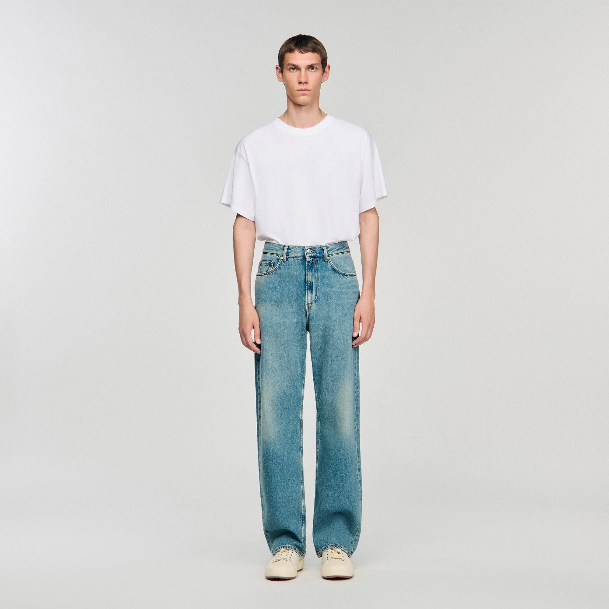 Baggy jeans Blue Sandro Men