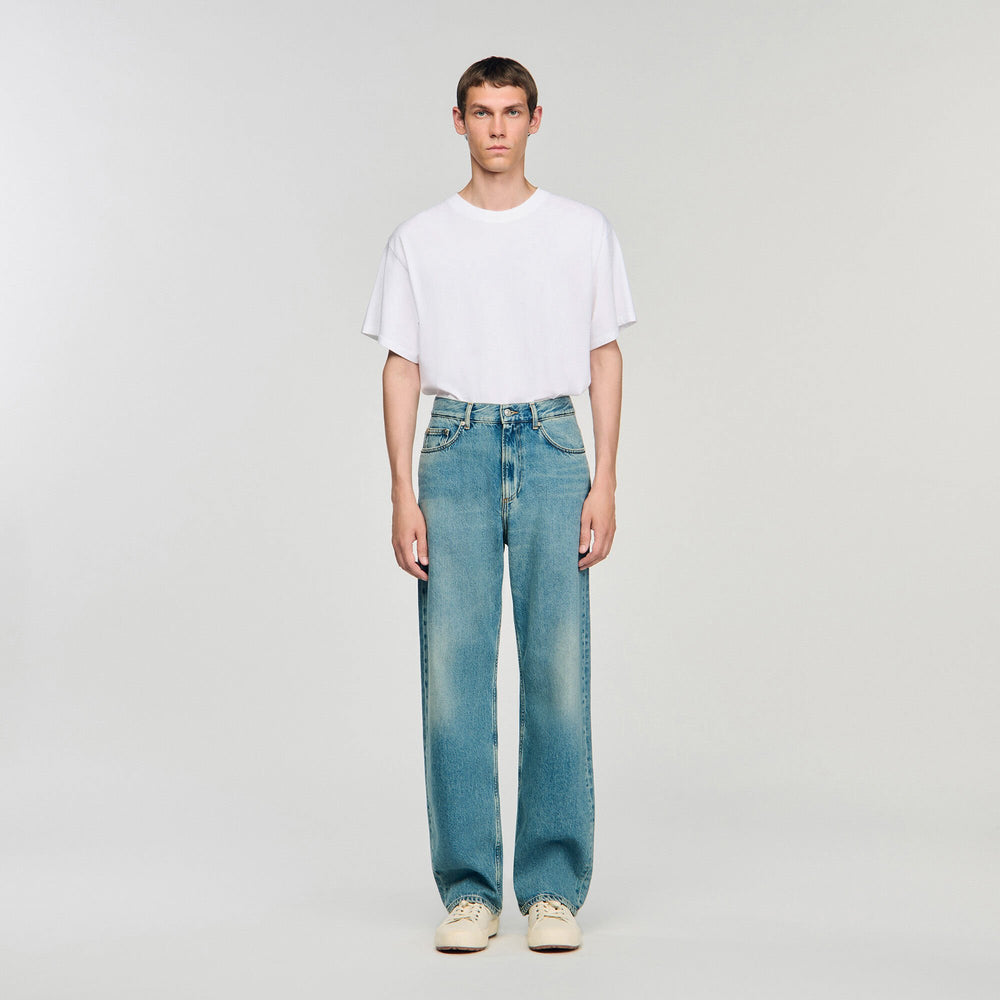 Baggy jeans Blue Sandro Men