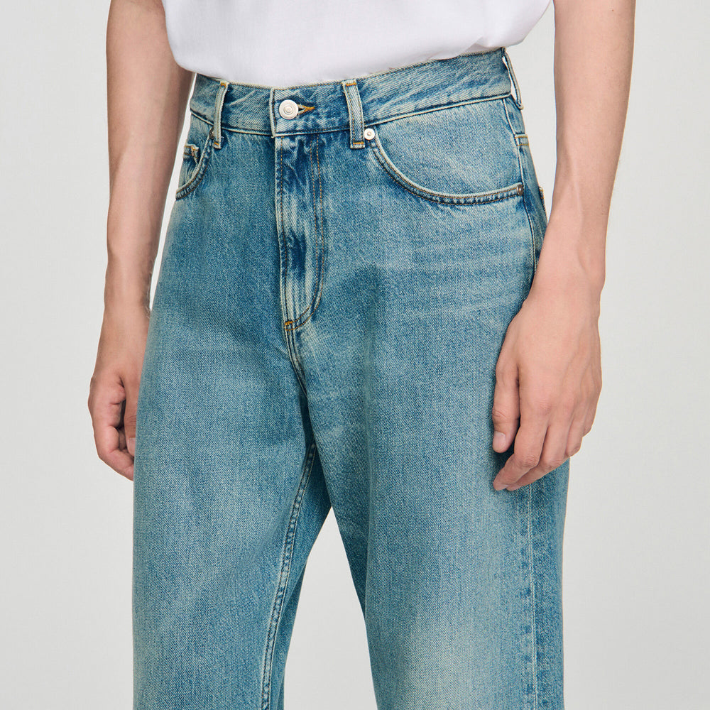 Baggy jeans Blue Sandro Men