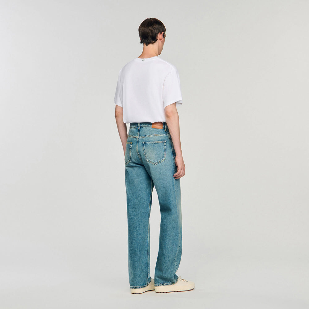 Baggy jeans Blue Sandro Men