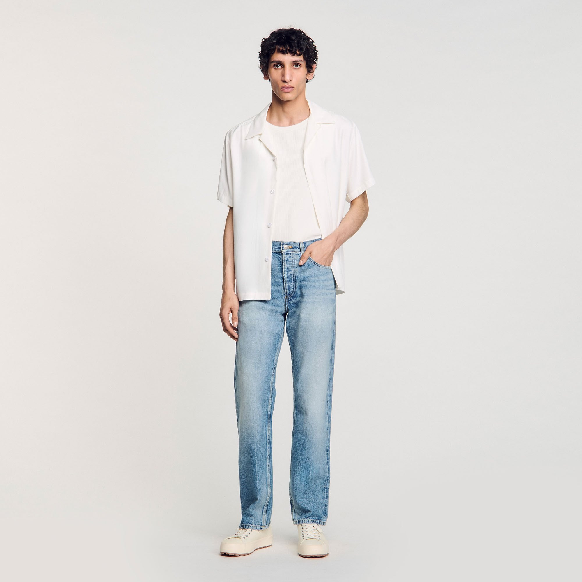 Regular jeans Light Blue - Denim Sandro Men