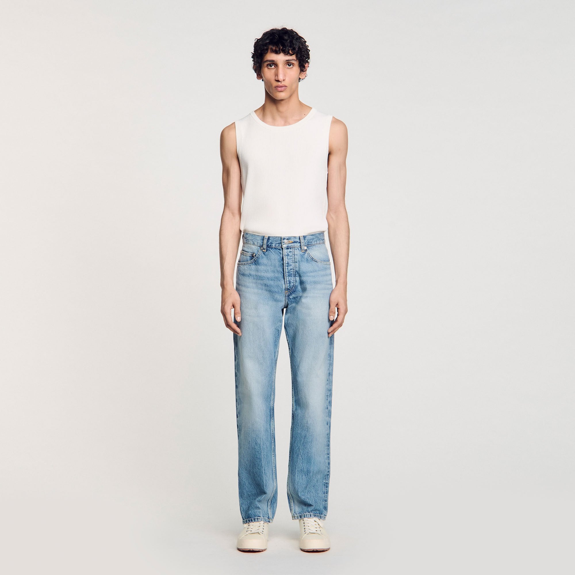 Regular jeans Light Blue - Denim Sandro Men