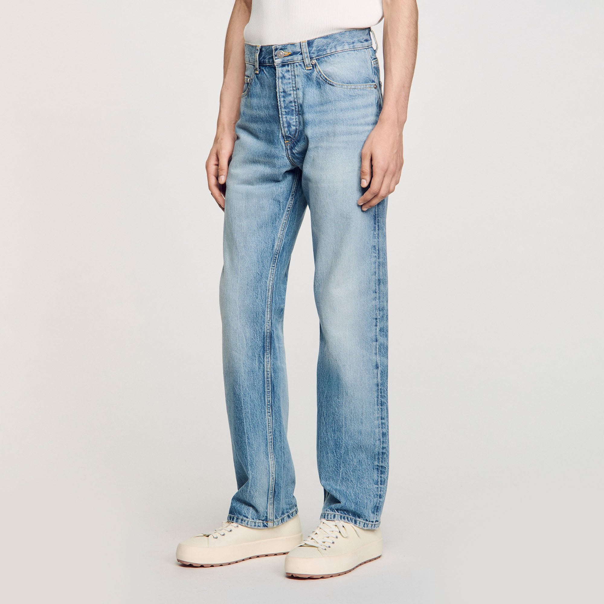 Regular jeans Light Blue - Denim Sandro Men