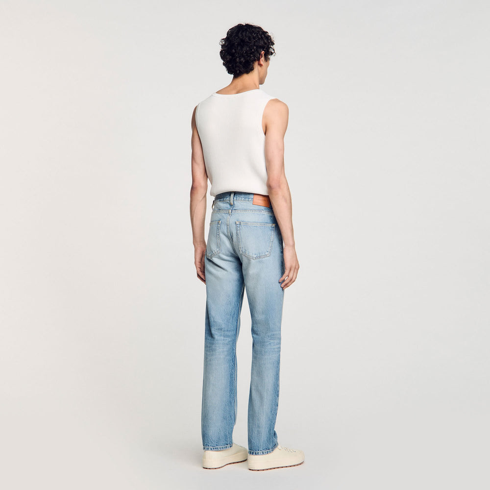 Regular jeans Light Blue - Denim Sandro Men