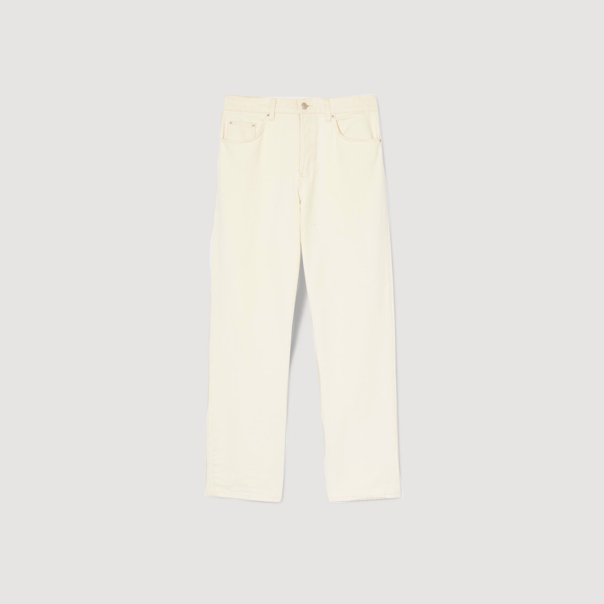 Regular jeans Ivory. Sandro Men