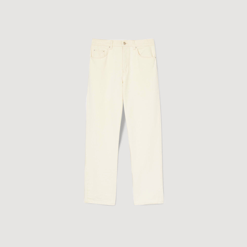 Regular jeans Ivory. Sandro Men