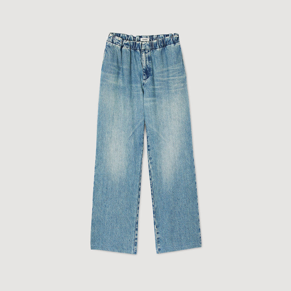 Wide-leg jeans Blue Vintage - Denim Sandro Men