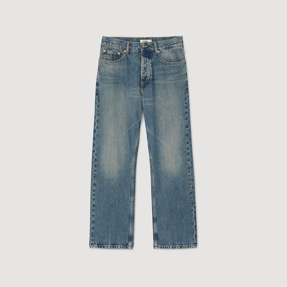 Loose-fit jeans Blue Vintage - Denim Sandro Men