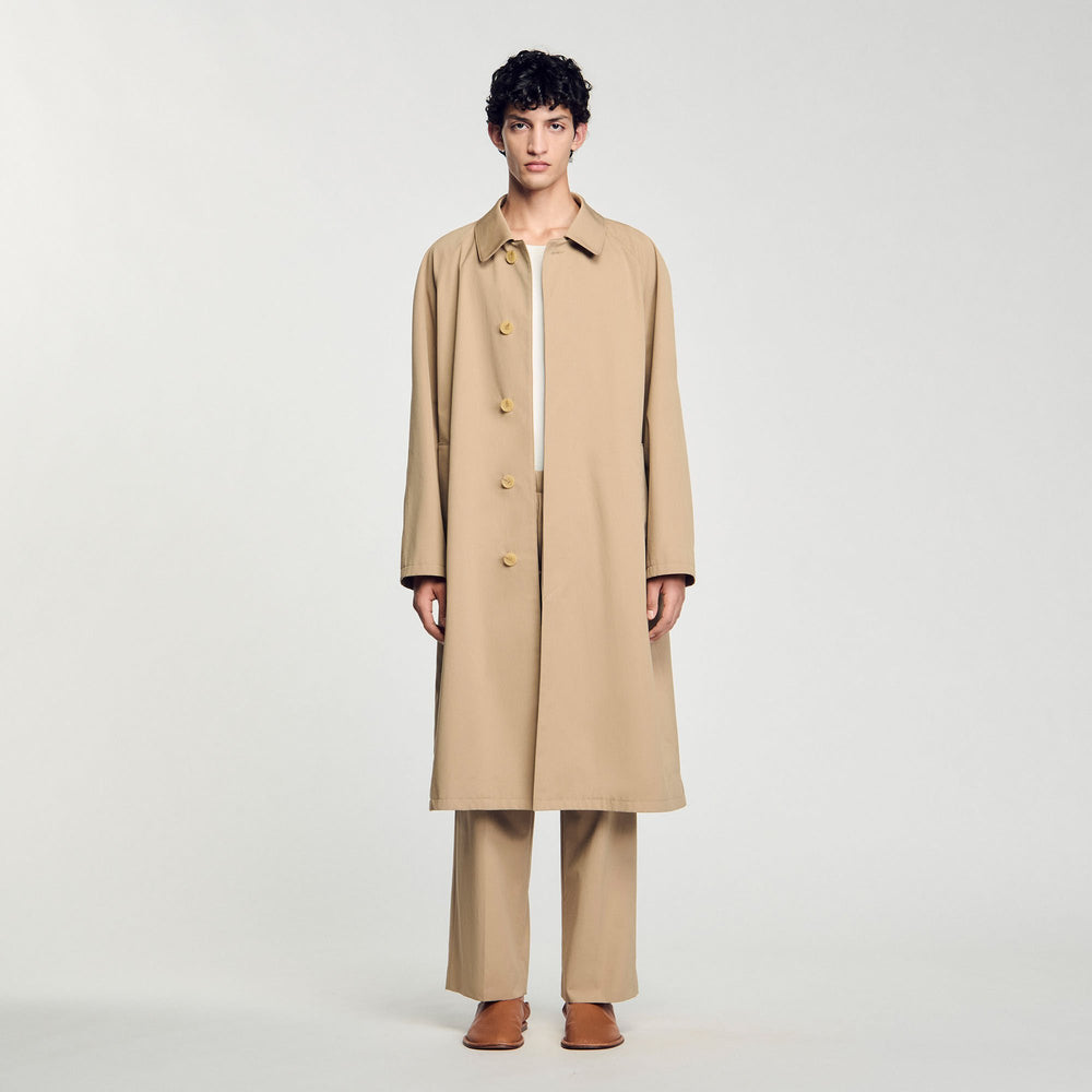 Long coat Sand. Sandro Men