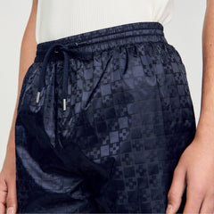 Square Cross swim shorts Midnight Blue Sandro Men