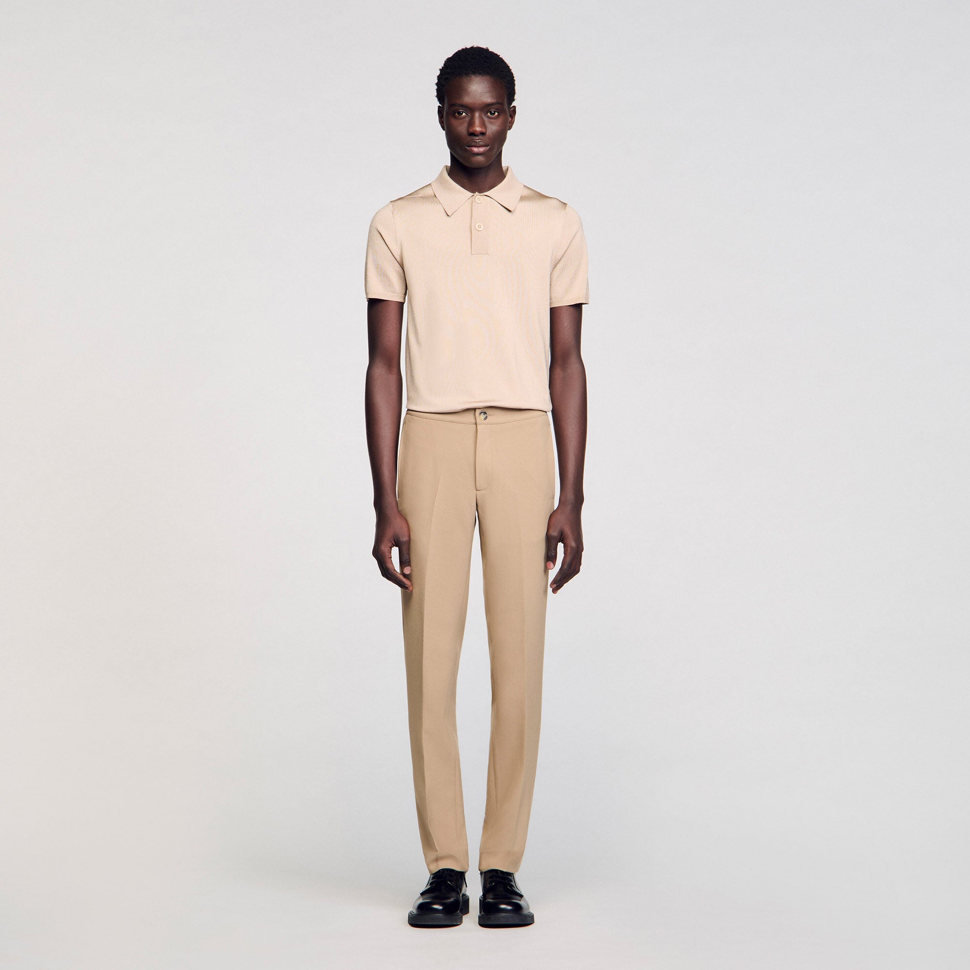 Jersey trousers Beige Sandro Men
