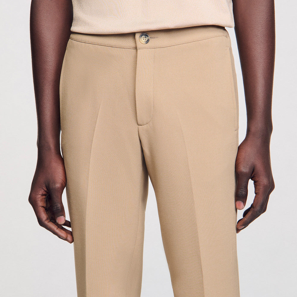 Jersey trousers Beige Sandro Men