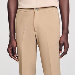 Jersey trousers Beige Sandro Men