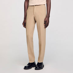 Jersey trousers Beige Sandro Men