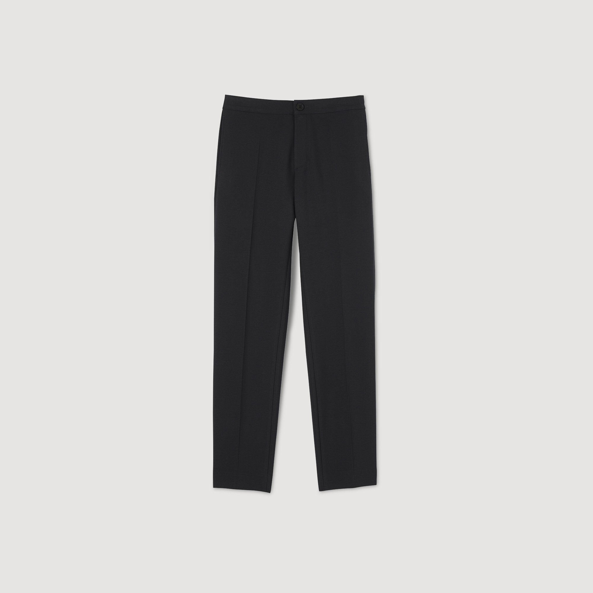 Jersey trousers Black Sandro Men