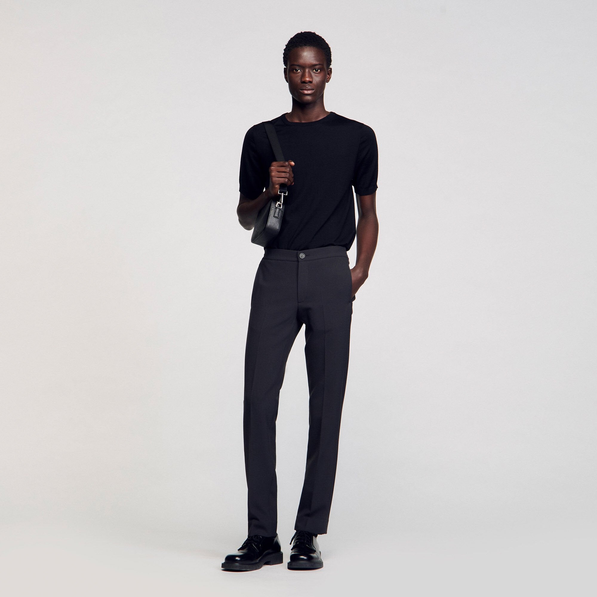 Jersey trousers Dark Grey Sandro Men
