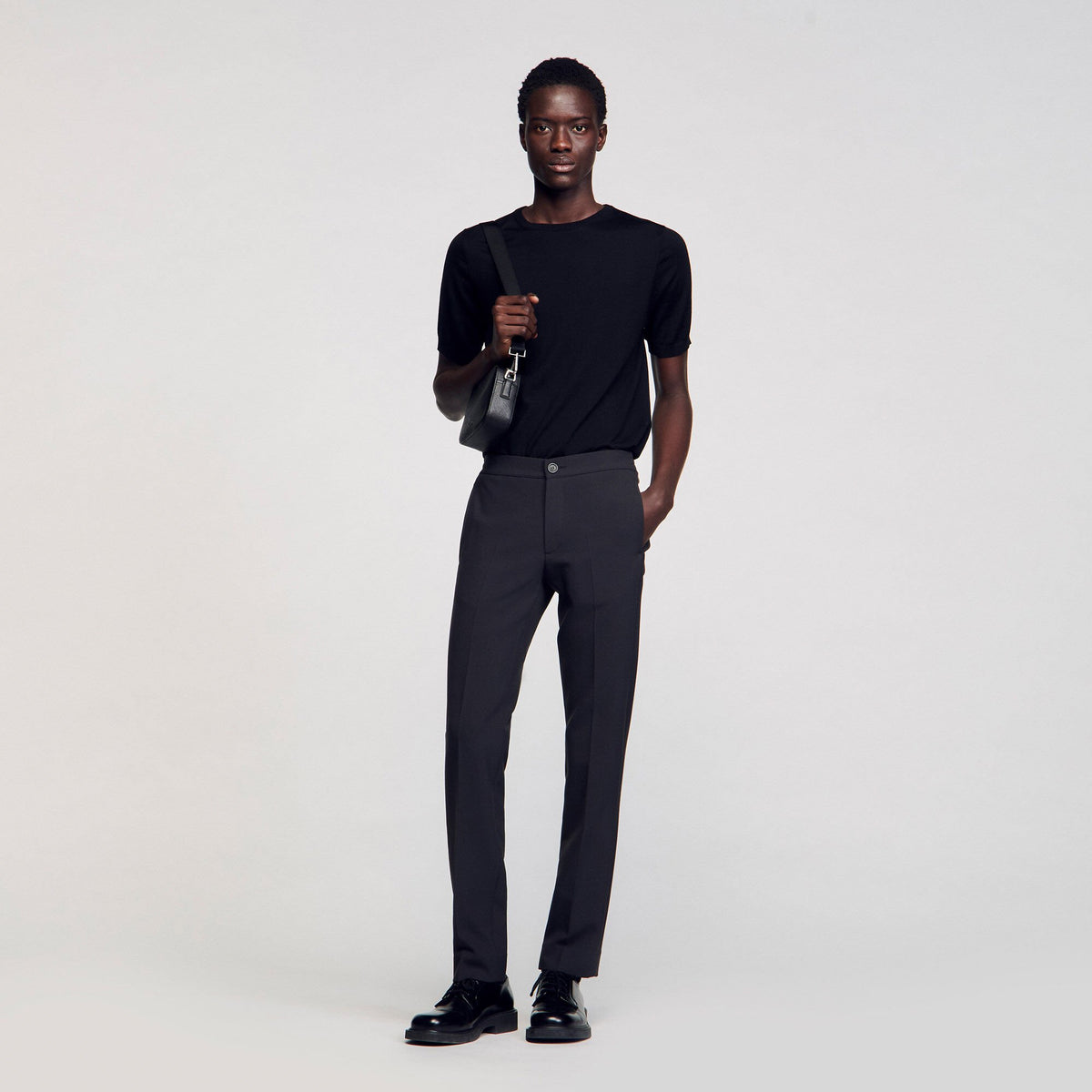 Jersey trousers Dark Grey Sandro Men
